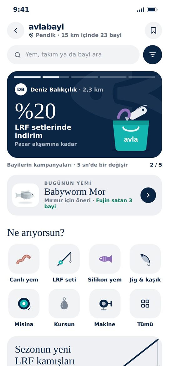 Bayi listesi: yakındaki balıkçı dükkânları ve kampanyalar